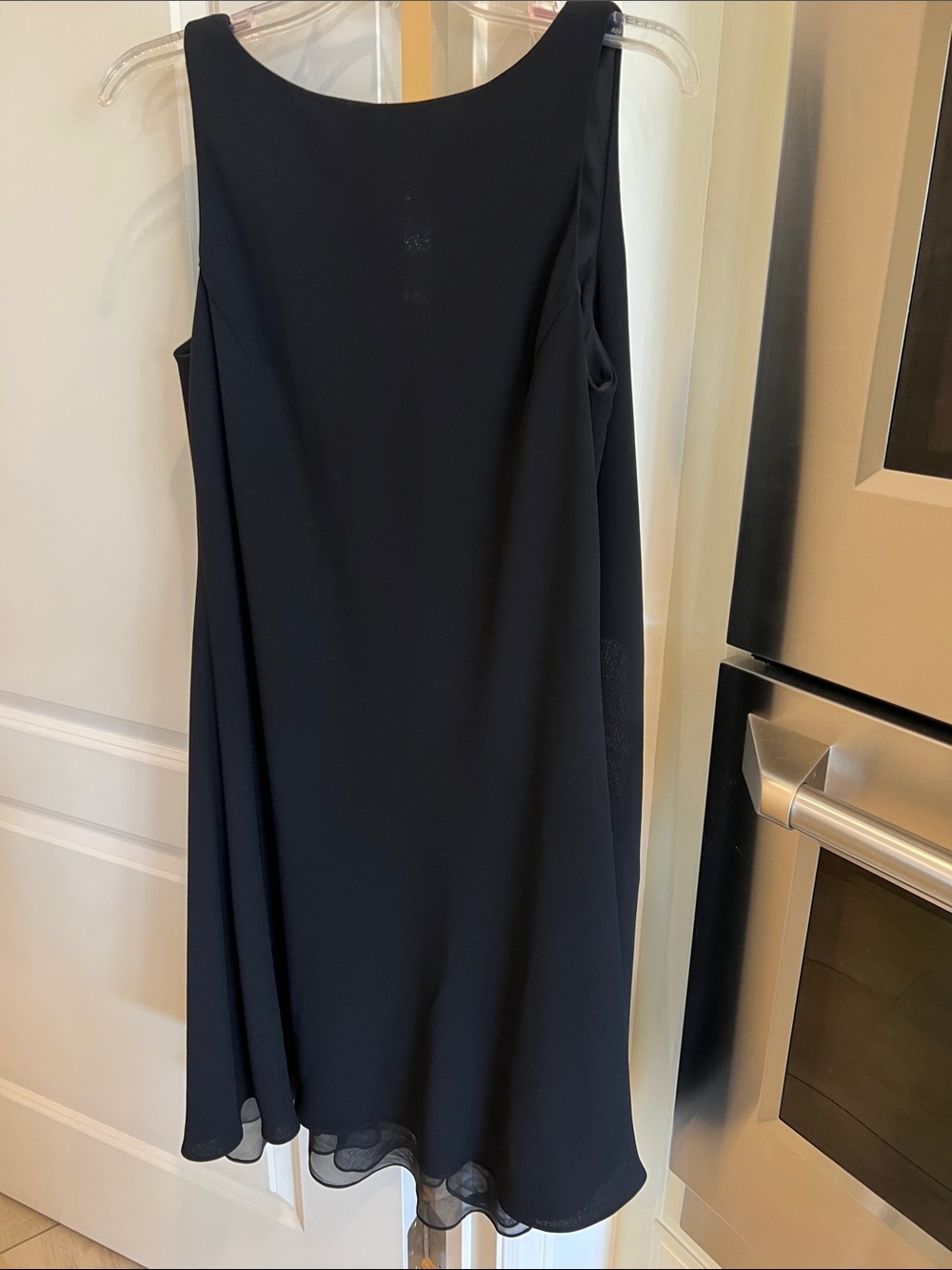 Jones New York Black Sleeveless A-Line Dress